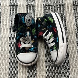 Converse Kids' Black Dinosaur High-Top Sneakers
